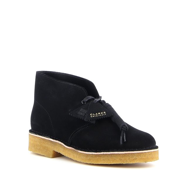Clarks Desert Boot221 Black Suede main image 5